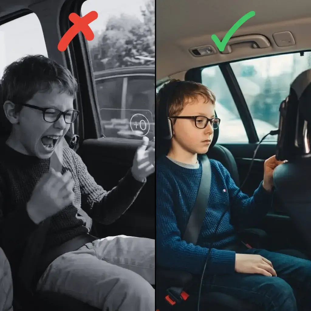 Écran Appuie-Tête Voiture 10'' Tablette Tactile Carplay & Android Auto
