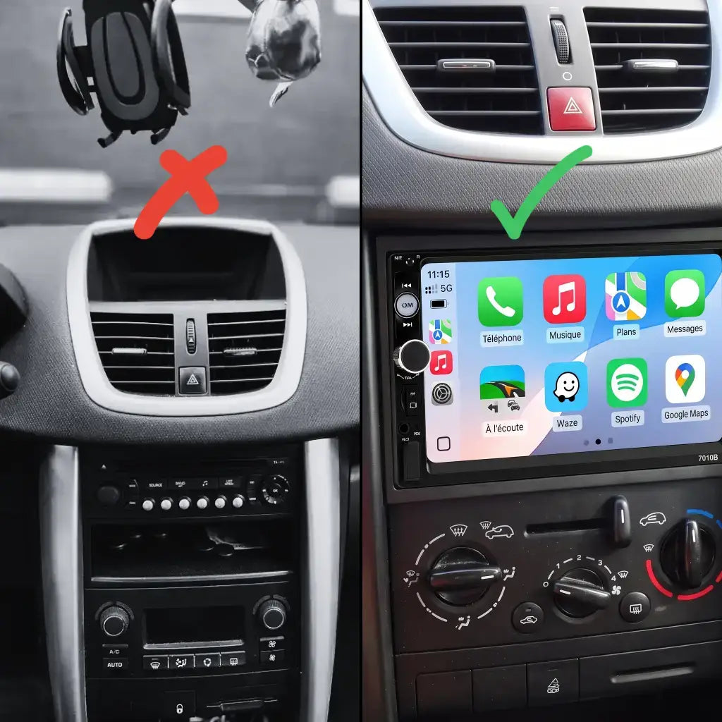 Autoradio 2 DIN Carplay & Android Auto