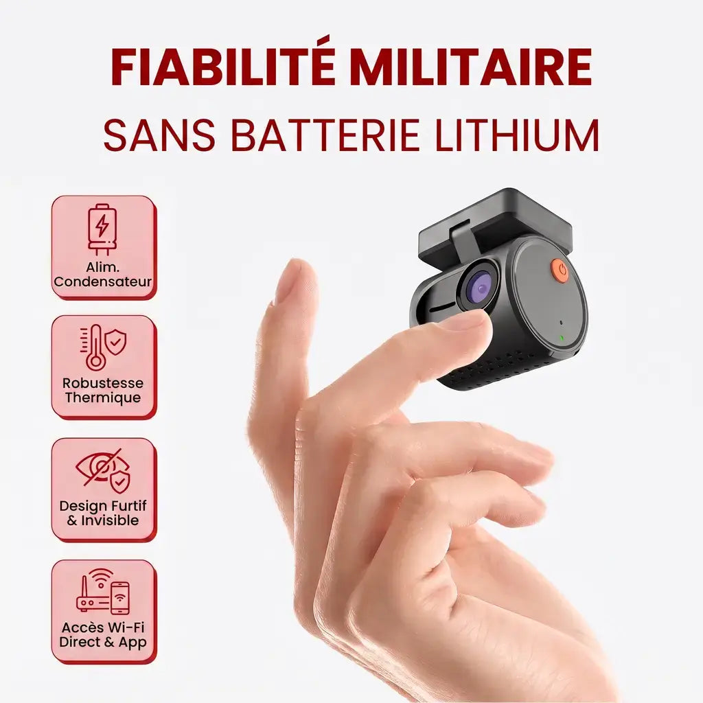 Dashcam Voiture 2K Caméra Embarquée