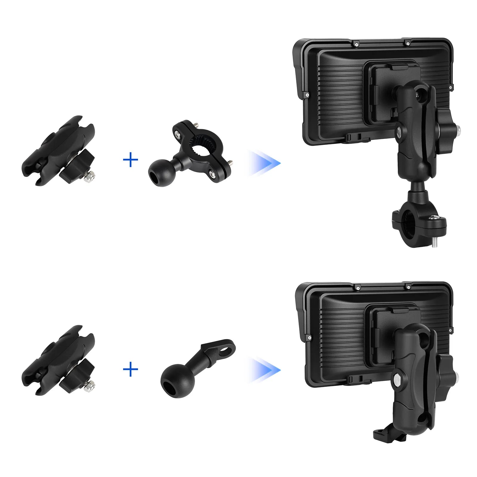 Écran Moto 5'' Étanche Carplay & Android Auto