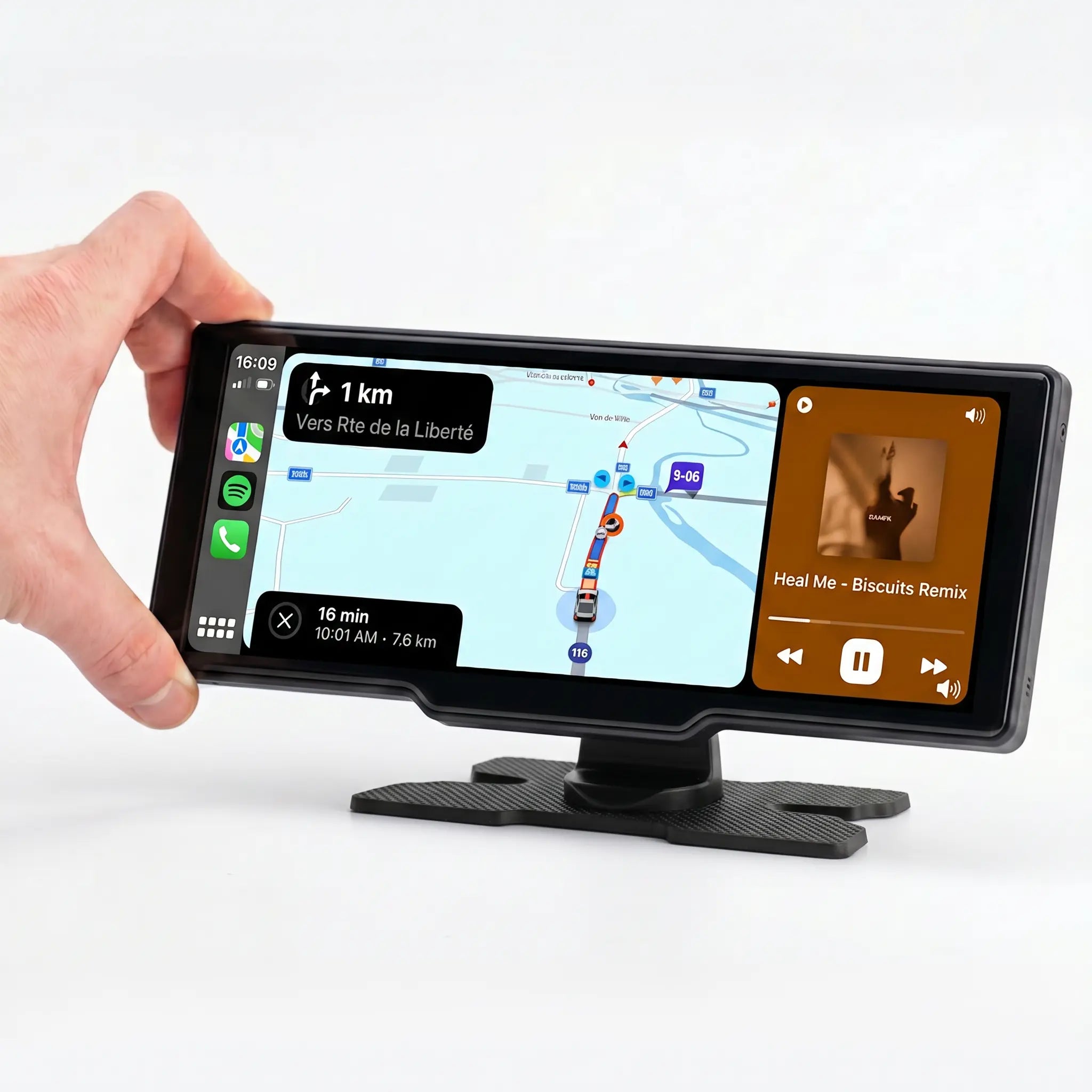 Écran CarPlay & Android Auto avec Caméra Dashcam 4K | Nova Drive