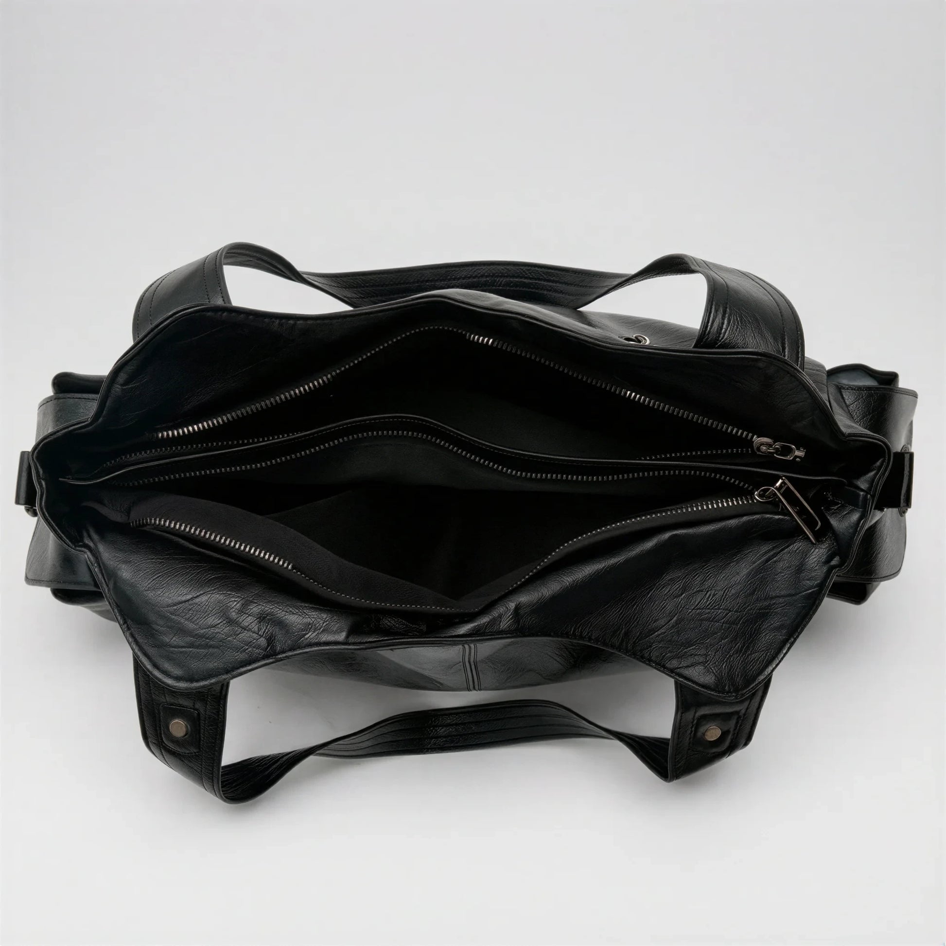 Sac à main en bandoulière de cours, fermeture zip - Calanthe - 4