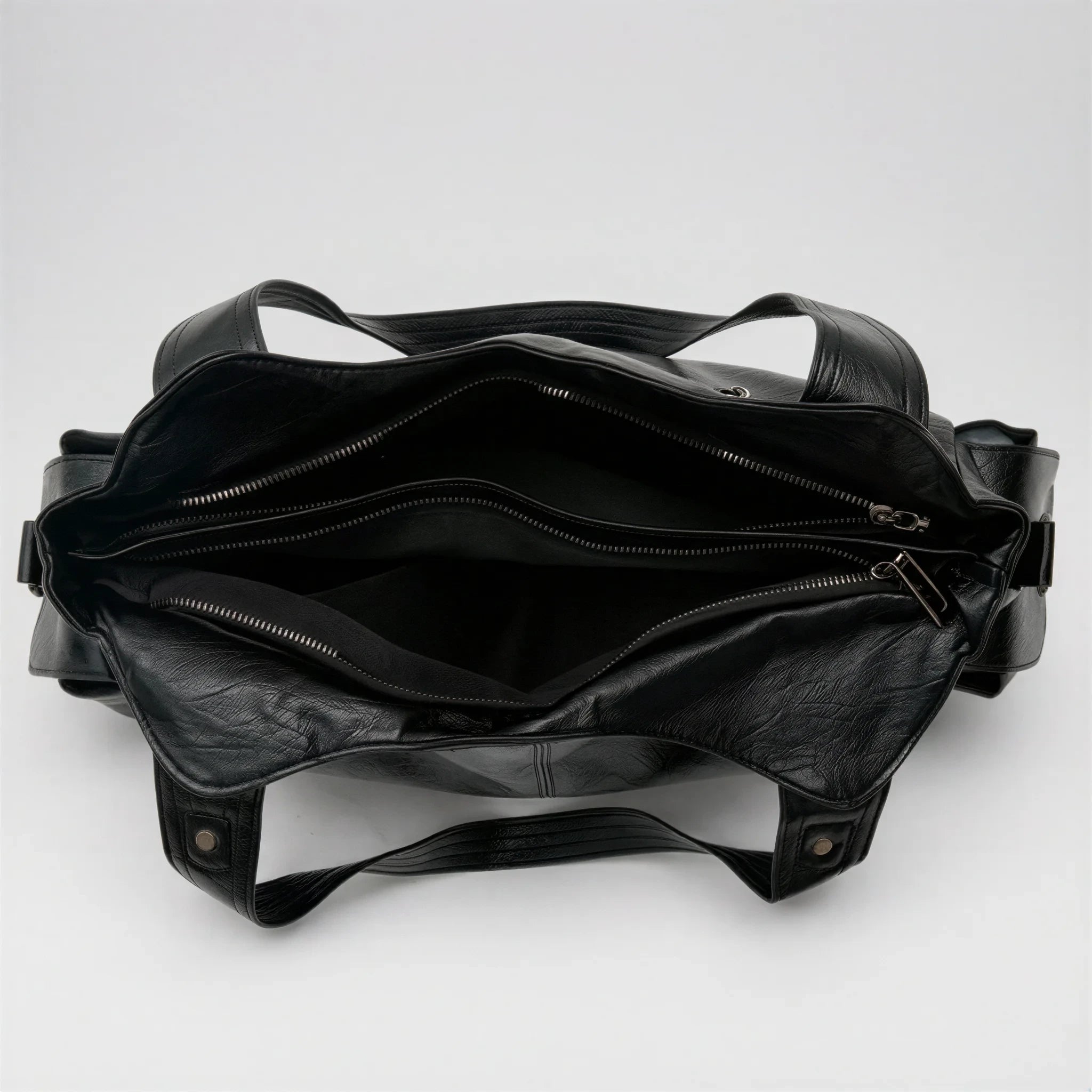 Sac à main en bandoulière de cours, fermeture zip - Calanthe - 4